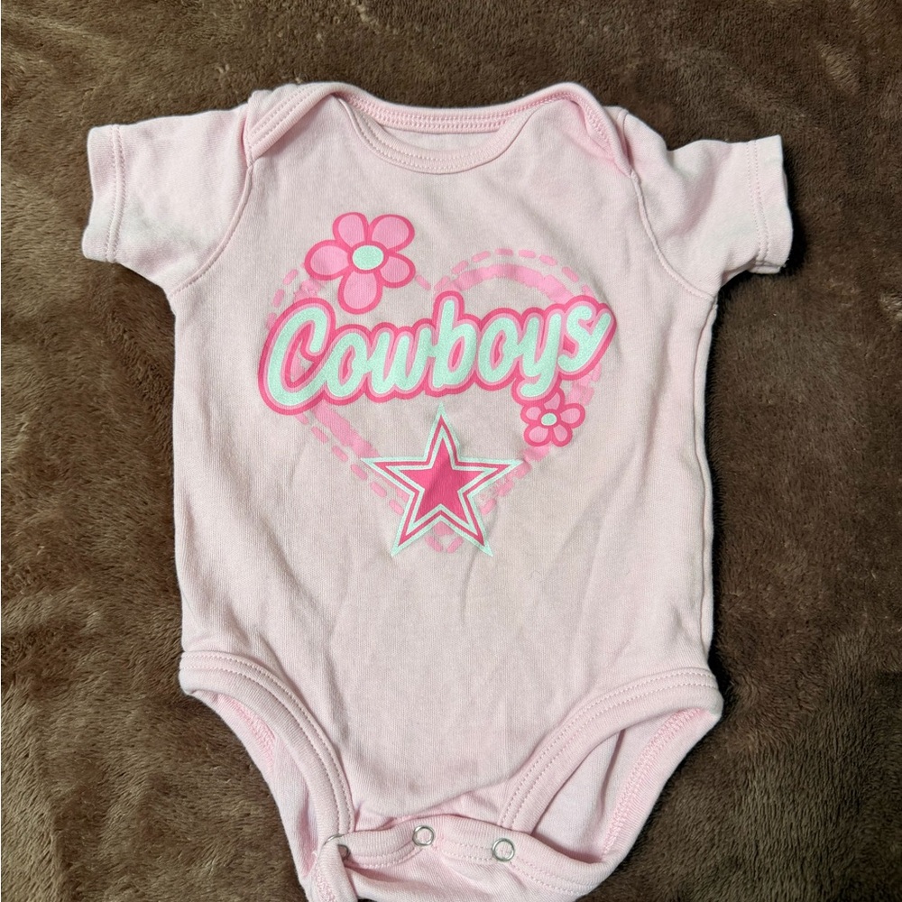 Pink and Blue Cowboys Kids One Piece